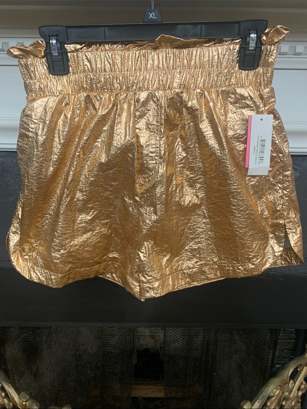 Simply Southern Metallic Gold Shimmer Skirt